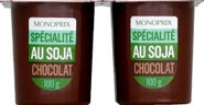 Monoprix Sójový dezert čokoládový 4x100g