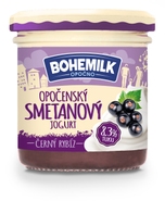 Bohemilk Opočenský smetanový jogurt černý rybíz