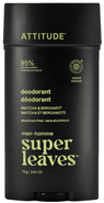 Attitude Pánský deodorant Super leaves - Matcha & Bergamot