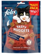 Felix Tasty Nuggets pamlsky pro kočky hovězí, jehněčí