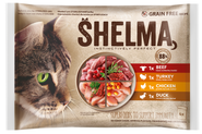 Shelma bezobilné dušené filetky masový výběr 4x85g
