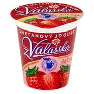 Mlékárna ValMez Smetanový jogurt z Valašska jahoda