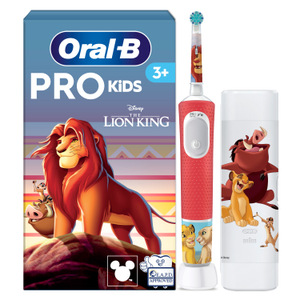 Oral-B Pro Kids Lví král elektrický zubní kartáček + cestovní pouzdro