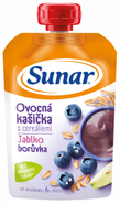 Sunar Kapsička ovocná kašička borůvka, jablko a ovesné vločky