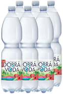 Dobrá voda Neperlivá s příchutí malina 6 x 1.5 L