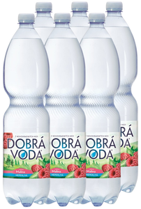 Dobrá voda Neperlivá Malina 6 x 1.5 L