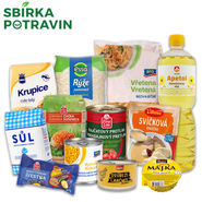 Sbírka potravin - Nákup i do špajzu za 500 Kč