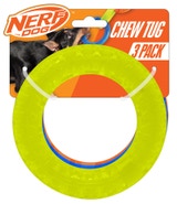 Nerf Dog Průhledné kruhy se spiky Exo, 12,5 cm