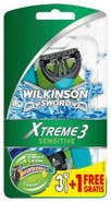 Wilkinson Xtreme 3 Sensitive Holítka 3+1 ks pro muže
