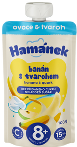 Hamánek banán s tvarohem
