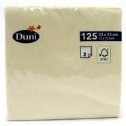 Duni Ubrousky 2-vrstvé, 33cm, champagne