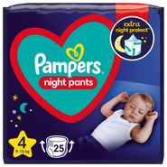 Pampers Night Pants Plenkové kalhotky vel. 4 (9-15 kg)