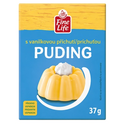 Czech Republic product data sample: Fine Life Puding vanilka