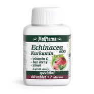 Medpharma MedPharma Echinacea 600 Forte + kurkumin + vitamin C + bez černý + zinek 67 tablet