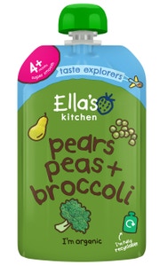 Ella's Kitchen BIO Hruška, hrášek a brokolice