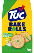 Tuc Bake Rolls přích Smetana a Cibule