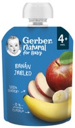 Gerber Natural kapsička banán a jablko