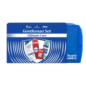 Head & Shoulders Pánská dárková sada s Old Spice a Gillette + cestovní taška