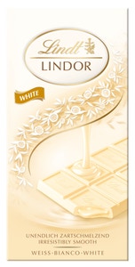 Lindt Lindor čokoláda tabulková bílá