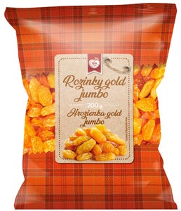IBK trade Gold Jumbo - Rozinky