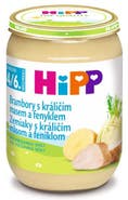 HiPP brambory s králičím masem a fenyklem