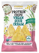 Popcrop Proteinové chipsy s příchutí zakysané smetany, vegan