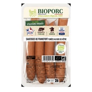 Naturalia Bioporc BIO Frankfurtské párky uzené na bukovém dřevě, 4x50g