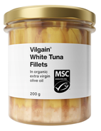 Vilgain Tuňák bílý filety v bio extra panenském olivovém oleji