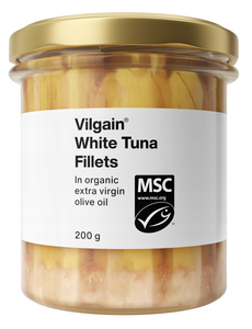 Vilgain Tuňák bílý filety v bio extra panenském olivovém oleji