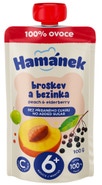 Hamánek 100% ovoce Broskev, bezinka, jablko