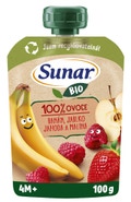 Sunar BIO Banán jablko jahoda malina