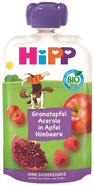 HiPP BIO Kapsička Jablko, Maliny, Granátové jablko, Acerola