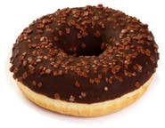 Donut s čokoládovou příchutí