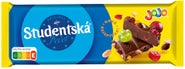 ORION Studentská pečeť Mléčná čokoláda s Jojo želé, arašídy a rozinkami