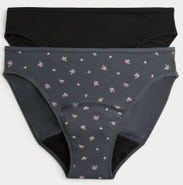Marks & Spencer  Menstruační kalhotky, barva:šedá Velikost:8 