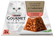 Gourmet Revelations kousky s lososem v želé 2x57g