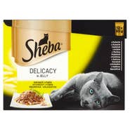 Sheba drůbeží v želé pro kočky 12x85g