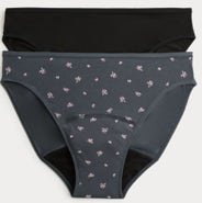 Marks & Spencer  Menstruační kalhotky, barva:šedá Velikost:14 