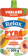 Relax 100% pyré Jablko-Mango-Broskev-Banán
