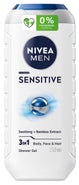 Nivea Men Sensitive sprchový gel na tělo, tvář a vlasy