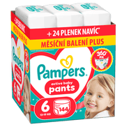 Pampers Plenkové kalhotky, vel. 6 (13-19 kg)
