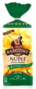 Babiččiny nudle válcované - extra široké nudle