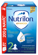 Nutrilon 2 Advanced pokračovací kojenecké mléko od uk. 6. měsíce