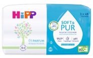 HiPP Čistící vlhčené ubrousky Soft & Pur 3 x 48 ks