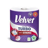 Velvet Turbo Kuchyňské utěrky 3-vrstvé 1 Role