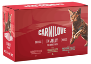 Carnilove Pouch Jelly Multipack 12x85 g pro kočky