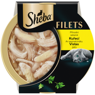 Sheba Filets s kuřecím pro kočky
