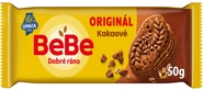 Opavia sušenky kakaové BeBe Dobré Ráno s kousky čokolády