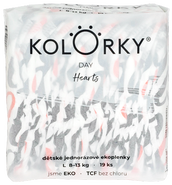 Kolorky Day EKO plenky - Srdce - vel. L (8-13 kg)