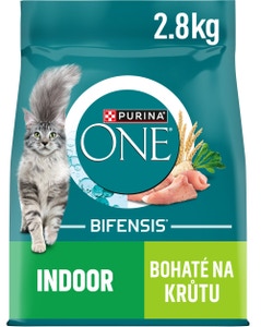 Purina ONE Bifensis Indoor granule pro kočky, krůta